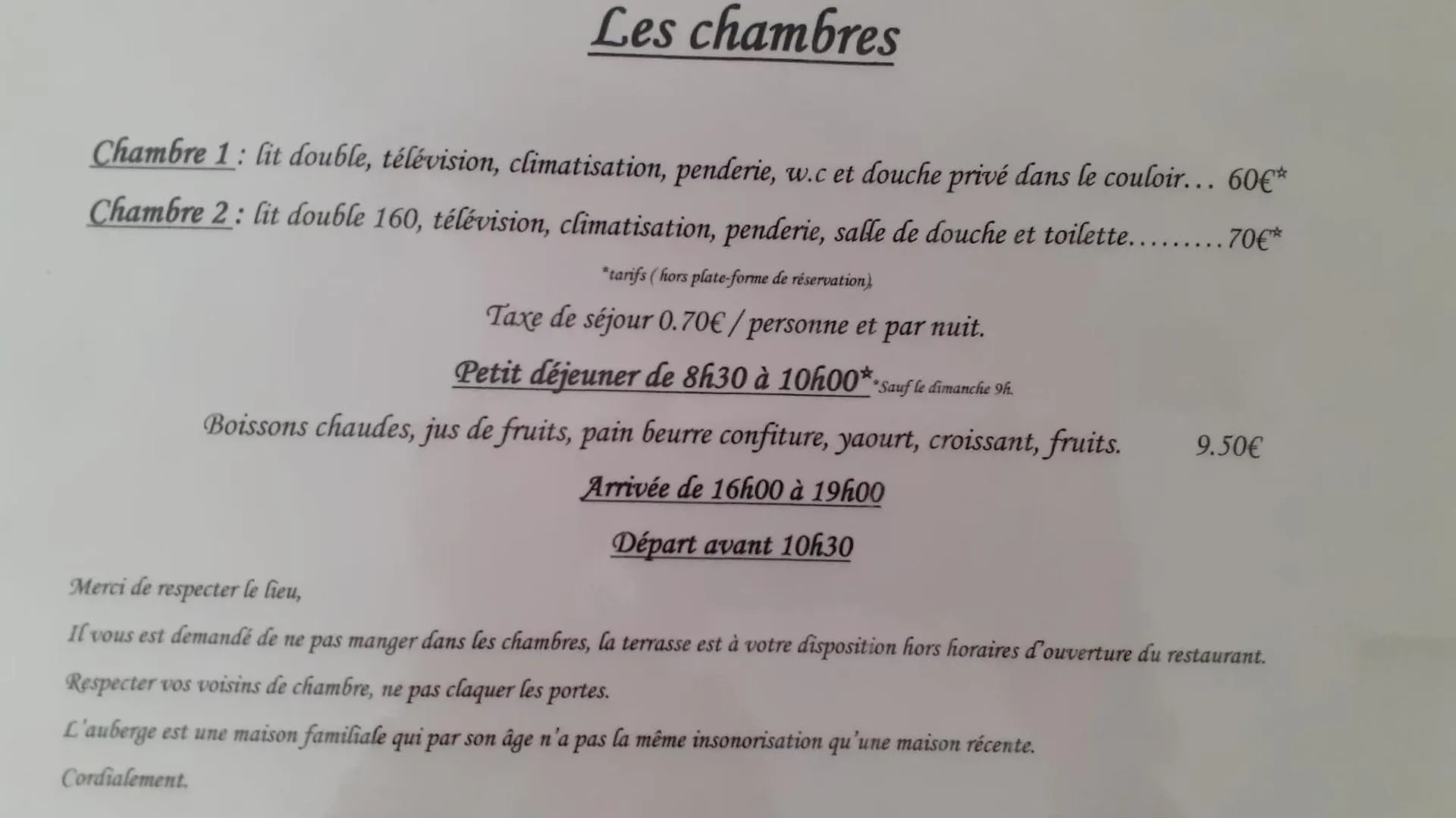 Auberge Saint Roch Beaumes-de-Venise France